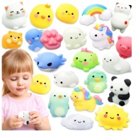 24 DB-OS MOCHI SQUISHY STRESSZOLDÓ JÁTÉK SZETT GYEREKEKNEK