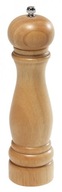Mlynček na korenie z gumovníkového dreva - svetlý, 22 cm