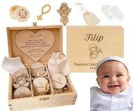 KERESZTELŐ AJÁNDÉK DOBOZ LÁNYOKNAK Fiú