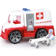 Karetka ambulans LENA TRUX zestaw lekarz w pudełku