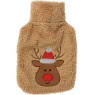 TERMOFOR POLIÉSZTER TÉLI RÉNSZARVAS MOTÍVUM 850ML 28X18CM