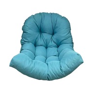 Závesné vajíčko Vankúš na stoličku Mäkký prútený ratanový sedací nábytok Závesný modrý
