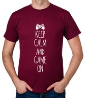 koszulka KEEP CALM AND GAME ON prezent