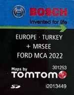 MAPY FORD MCA 2022 EUROPA FOCUS KUGA S-MAX GALAXY