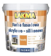Farba Fasádna emulzia biela FASMAL LAKMA 10 L
