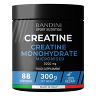 Bandini Kreatyna Monohydrat 300g - Monohydrat kreatyny w proszku - Creatine