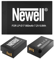 BATERIA AKUMULATOR NEWELL LP-E17 DO CANON EOS RP 750D M3 77 M5 M6 950MAH