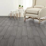 Samolepiace podlahové panely PVC 5,21 m² 2 mm tmavo šedé