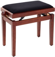 Nastaviteľná lavica stolička na klavír drevo Thomann KB-15WNM matný Orech
