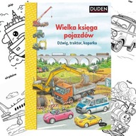 WIELKA KSIĘGA POJAZDÓW dźwig traktor DUDEN w.2023 + kolorowanka