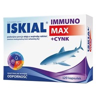 Iskial Immuno Max + Cynk 120 kaps.