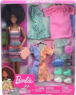 Barbie Zestaw GHT32 Party Fashion z Ubrankami