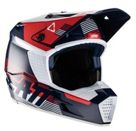 Leatt Kask Moto 3.5 Junior (Dziecięcy) V22 Helmet Royal Kolor Granatowy/Cze