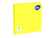 Serwetki papierowe żółte ciemne 33 x 33 cm 20 sztuk AHA