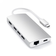 Adapter HUB Satechi Aluminium Adapter V2 USB-C (US