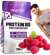Proteín ProActive Protein 80 RASPBERRY MALINA 700g