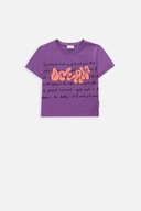 Dziewczęcy T-shirt 134 Fioletowy Koszulka Dla Dziewczynki Coccodrillo WC4