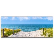 Fotoobraz na plátne 125x50 Baltské more Pláž
