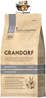 Grandorf Rabbit Turkey Adult Sterilized 2 kg + GRATIS