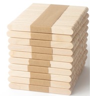 Patyczki drewniane do lodów 11,3cm proste 500szt