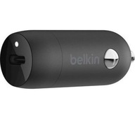 Ładowarka samochodowa uniwersalna Belkin Boost Charge USB-C 20W Czarna