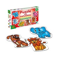 Obrysové puzzle pre bábätká. Zvieratká