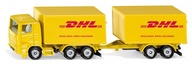 SIKU - DHL kamión s prívesom