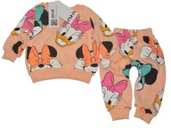 Piękny komplet dres 68 6 mies joggersy Minnie Mouse i Daisy ZARA bawełna