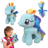 Maskotka Niebieski Kucyk Pony Rainbow Dash PLUSZAK JEDNOROŻEC KONIK 25 cm