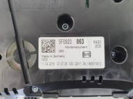 dials clock 5F0920863 SEAT LEON III