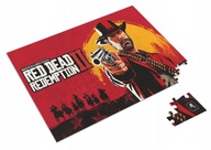 PUZZLE Red Dead Redemption 2 Hra + MENO Krabička 120 dielikov.