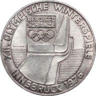Austria, 100 szylingów 1976, Olimpiada Innsbruck