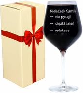 Duży Kieliszek do wina Krosno XXL 860 ml GRAWER gratis, na prezent