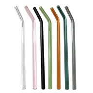Reusable Glass Drinking Straws Eco-Friendly & Food Grade Straws with