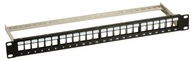 Patch Panel 24 porty Keystone do szafy RACK 19"