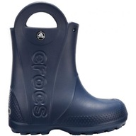 Detské gumáky Crocs Handle Rain Boot Kids tmavomodré 12803 410 22-23