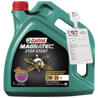 Motorový olej Castrol Magnatec Stop-Start 4 l 0W-30 + PRÍVESOK SERVISNÝ LIST NA VÝMENU OLEJOVÝCH FILTROV