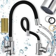 KONYHAI CSAPTELEP MOSOGATÓ CSAPTELEP KONYHAI FLEXIBILIS FORGÓ KIFOLYÓCSŐ