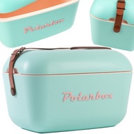 TURISTICKÁ CHLADNIČKA 20L EXLISIVE polarbox> TYRKYSOVÁ ŠTÝLOVÁ RETRO 2024