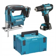 Makita Zestaw CLX237SAJ Wkrętarka + Wyrzynarka skrzynia