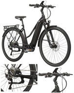 DÁMSKY ELEKTROBICYKEL KROSS TRANS HYBRID 6.0 19"/28" ( 168-180cm )