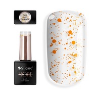 Silcare Top Coat No Wipe na nechty a hybridy maniMORE D.O.T. Orange 10 g