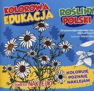 Kolorowa edukacja Rośliny Polski - naklejka