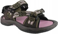 Campus Detské sandále Tress Junior hnedé/ružové na suchý zips 29