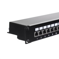 Netrack patch panel 19'' 24-porty kat. 6 FTP, z p