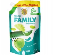 For My Family Tekuté mydlo 560ml Zásoba Aloe Lime