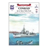 JSC-023 - Lekki krążownik CONRAD i ścigacze 1:400