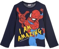 Granatowa bluzka dla chłopca Spider-man Marvel r.128 cm