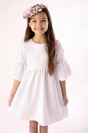 Biała sukienka dla dziewczynki PRINCESS Lily Grey rozmiar 146