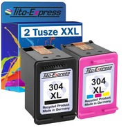 2x Tusz do HP 304 XL 2620 2630 3730 czarny kolor